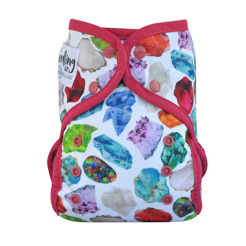 CUSTOMER MARKETPLACE | Seedling Baby Multi-fit Pocket Nappy | DELAMINATED COVER + SLACK ELASTICS